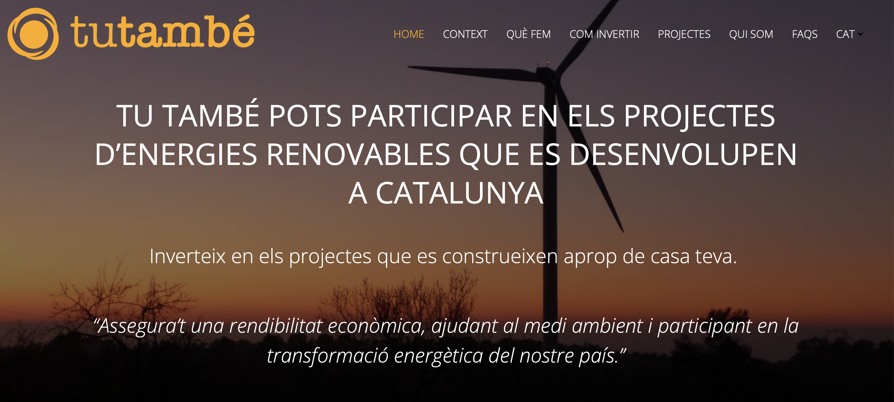 tutambé homepage